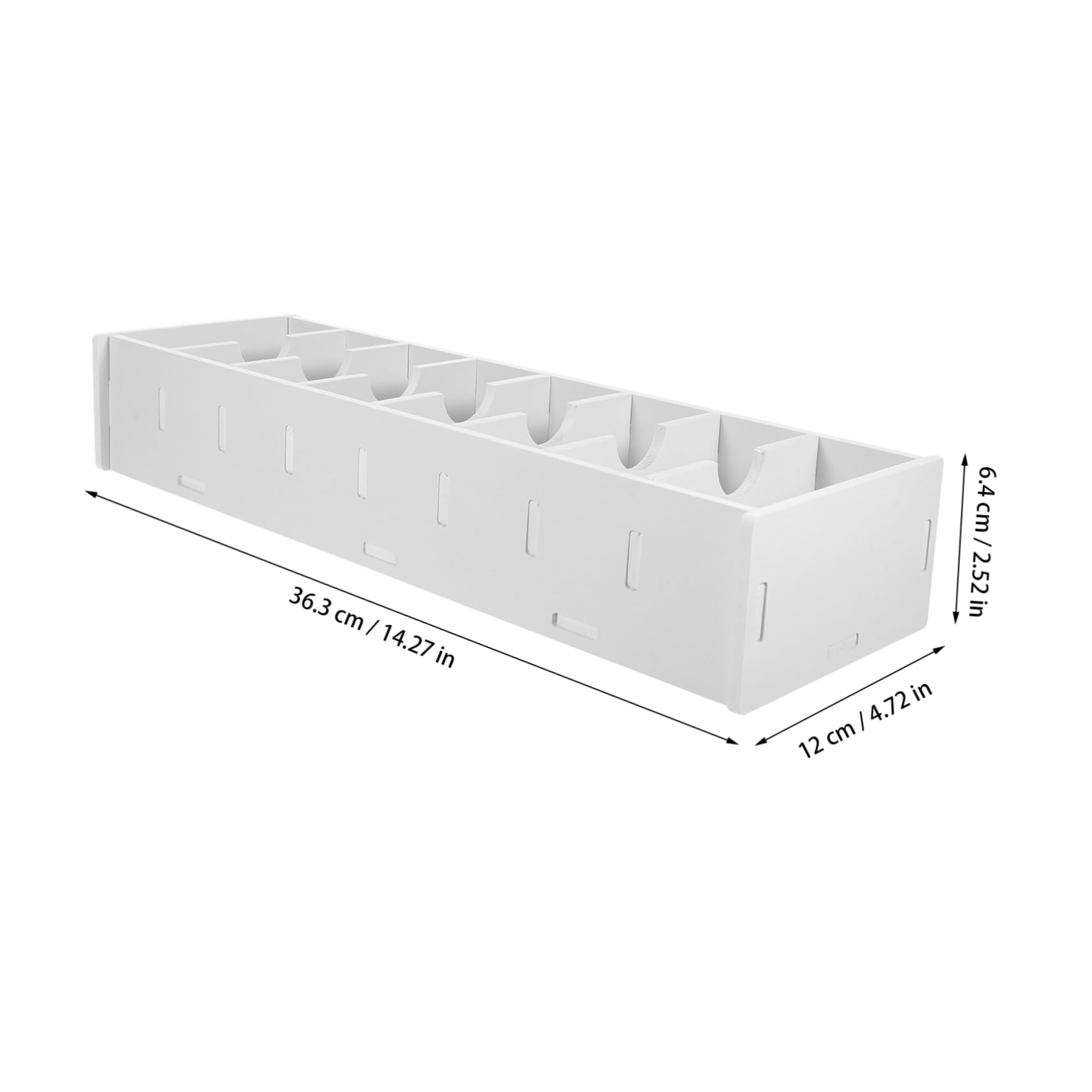 OSALADI 3 Pezzi Organizer da Scrivania Bianco PVC Multistrato Porta Biglietti da Visita Supporto Espositore Compatto per Ufficio Multifunzione per Meeting Ed Eventi