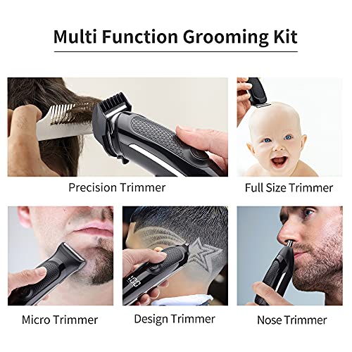 SHENGTAI 0261 Rechargeable Hair Clippers, Professional Beard Trimmer, 5 in 1 Mens Grooming Kit(ST-0261) - Image 3