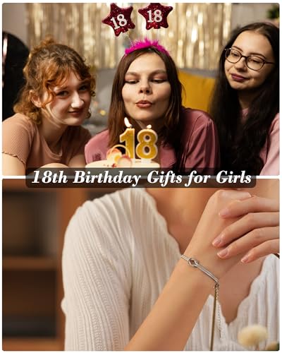 Tarsus Love Knot Bracelet Birthday Jewelry, 16th/18th/21st/30th/40th/50th Birthday Gifts for Women Her Girls Female 6