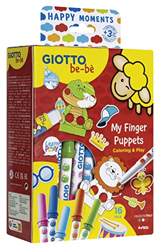 Giotto Be-Bè - Set Happy Moments My Finger Puppets En Oferta Giotto Be-Bè, My Finger Puppets, Happy Moments, 16 Unidades