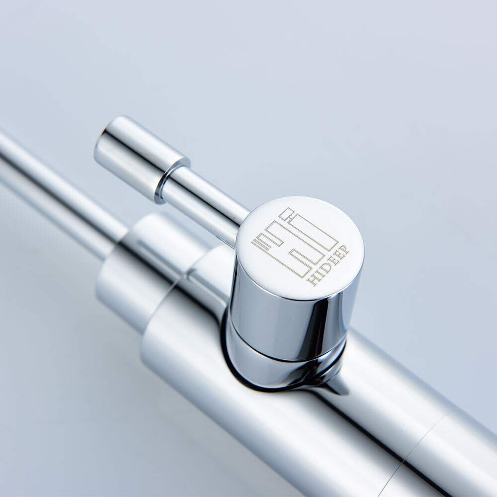Grifo de filtro de agua potable de ósmosis para cocina, plato de agua potable recto, grifo giratorio único, accesorios de baño de cobre puro para oficina