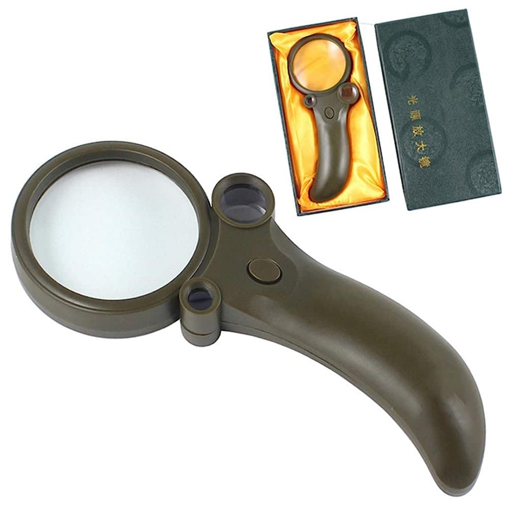 Loupe à main portable pour lecture de cartes et petits caractères