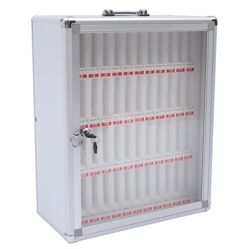 Armario de Almacenamiento para teléfonos móviles de o Inoxidable con 24 Ranuras Transparente Ideal para escuelas oficinas y restaurantes stión y Seguridad de dispo