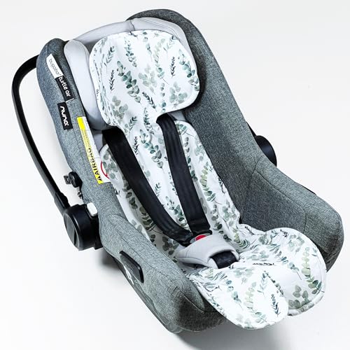 Insert de siège bébé en coton pour des balades fraîches en poussette - 3