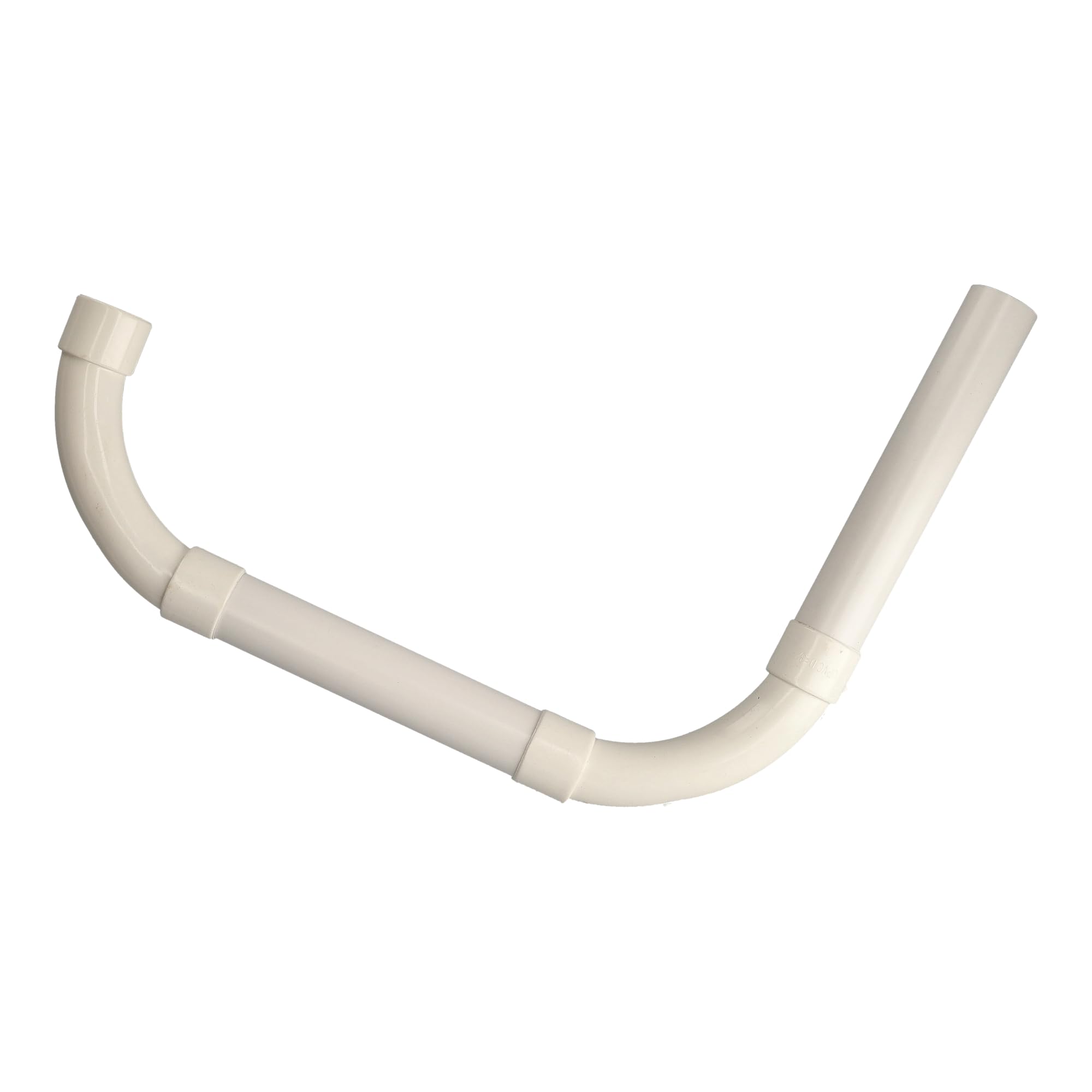Jandei - Lot de 10 tubes pour câbles PVC rigide blanc longueur 1 mètre diamètre 32 mm. Gaine de câble avec agrafes de fixation, manchons et courbes de raccordement.