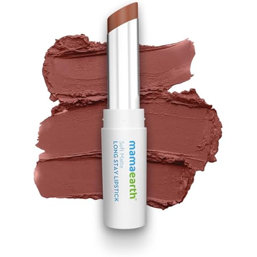 Mamaearth Matte Lipstick 12 Hour Mocha Brown 5g 5 g