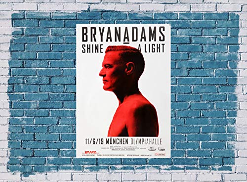 Bryan Adams - Shine A Light, München 2019 » Konzertplakat/Premium Poster | Live Konzert Veranstaltung | DIN A1 «
