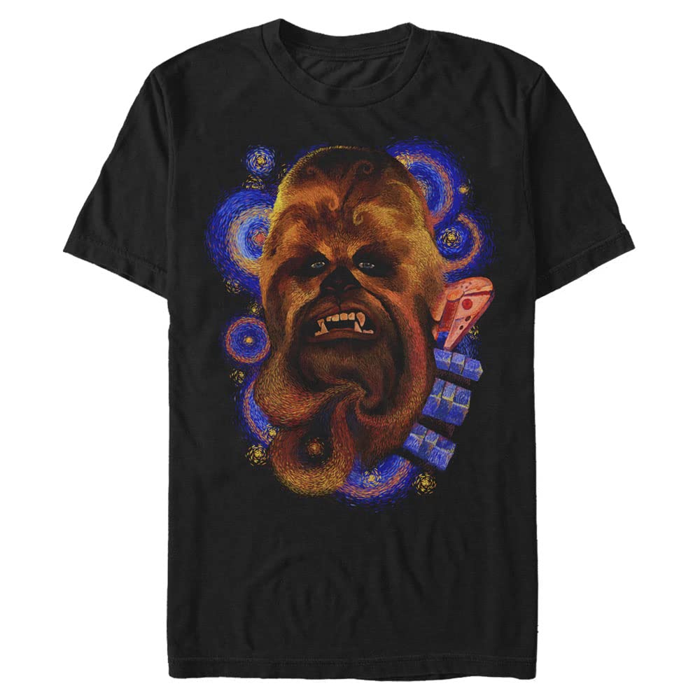T-shirt Chewbacca Star Wars style Van Gogh idéal pour vos sorties - 3