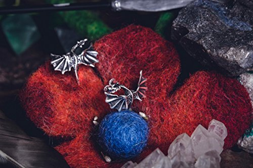 Windalf, orecchini vintage a forma di drago, 18