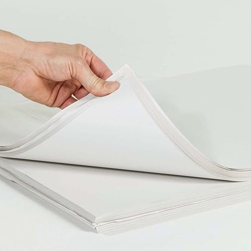 400 hojas de papel de embalaje de papel de periódico de 17 x 27 pulgadas, papel de embalaje para mudanzas, hojas de periódico en blanco sin imprimir