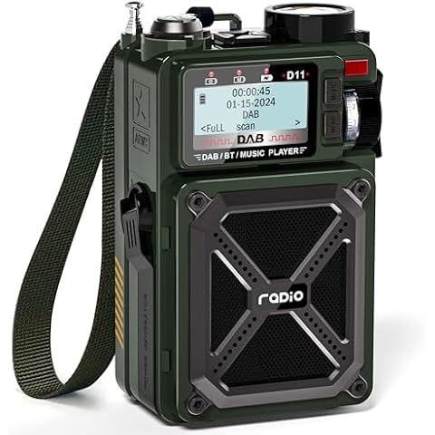 Greadio Portable DAB/DAB+/FM Radio with Bluetooth Cover
