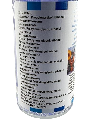 Açaí melocotón frambuesa Ice aroma concentrado líquido Sasami vegano 100ml 7