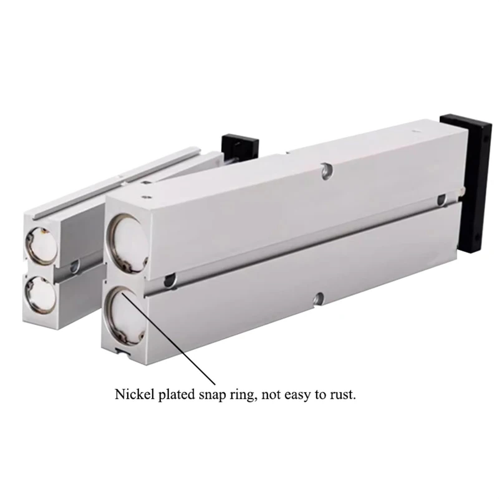 Cilindro neumático de doble varilla TN 10 16 20 25 32mm carrera de aleación de aluminio 200 250 300 350 400 450mm cilindro de aire 1 Uds(TN10,Stroke 300mm)