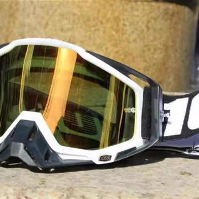 OLSIC®Polycarbonate Motocross Glasses Motorcycle Racing Sports Goggles Men MTB ATV Outdoor Windproof Glasses Skiing Winter Protective Goggles (Orange) 3