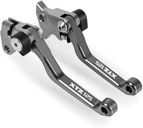 DOUKI Para Yamaha XTZ125 2003-2016 2015 2014 Motocross Dirt Bike CNC Palancas de embrague de freno de aluminio Palanca plegable Palanca de palanca
