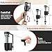 Saillong Universal Toilet Flusher Replacement Kit, Fill Valve, 2-Inch Flapper, Front Mount Handle Lever, Water-Saving, Adjustable Toilet Repair Kit Inside Tank, Easy to Install(Red)