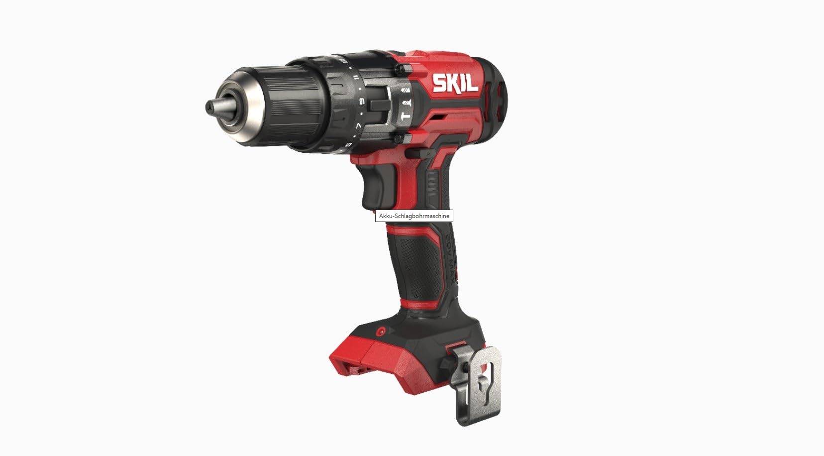 Skil Akumulatorowa wiertarka udarowa 3018 "20 V Max" (18 V) z przekładnią dwubiegową – wiertarka udarowa, dostarczana bez akumulatora – szybkozaciskowy uchwyt wiertarski 13 mm – technologia