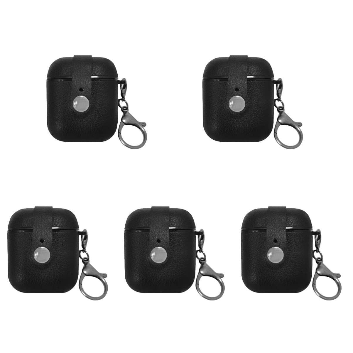 Gatuida 5pezzi Custodia Protettiva Per Auricolari Wireless Pu Leggera e Resistente Agli Urti Compatibile Con Design Elegante e Funzionale Per Protezione Ottimale