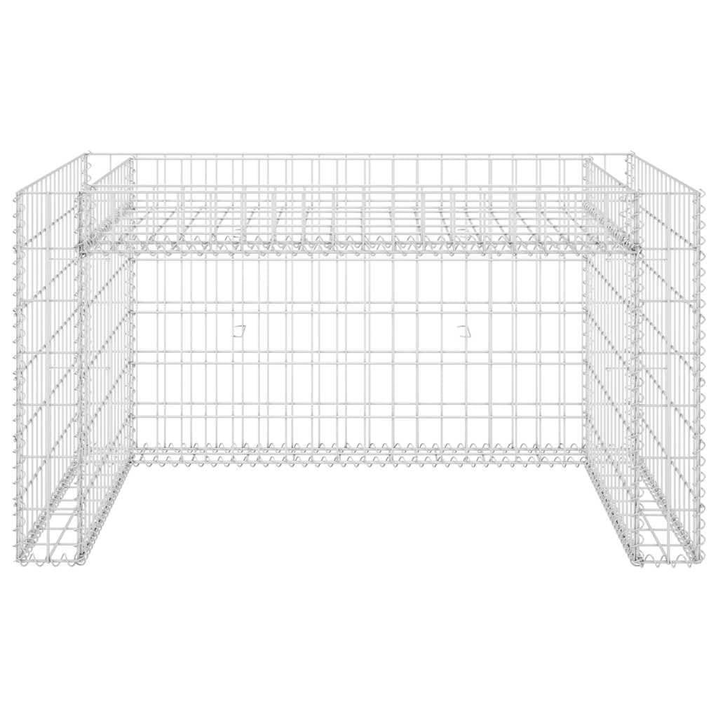 Generisch Rasenmäher-Garage mit Hochbeet 110x80x60 cm Stahldraht, Zubehör für Gartenmaschinen,Schutz, Rasenmäherabdeckungen-145655