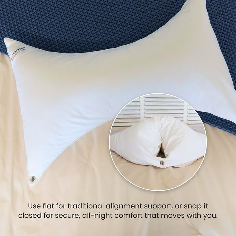 Almohada de poliéster tamaño estándar ajustable miniatura 2