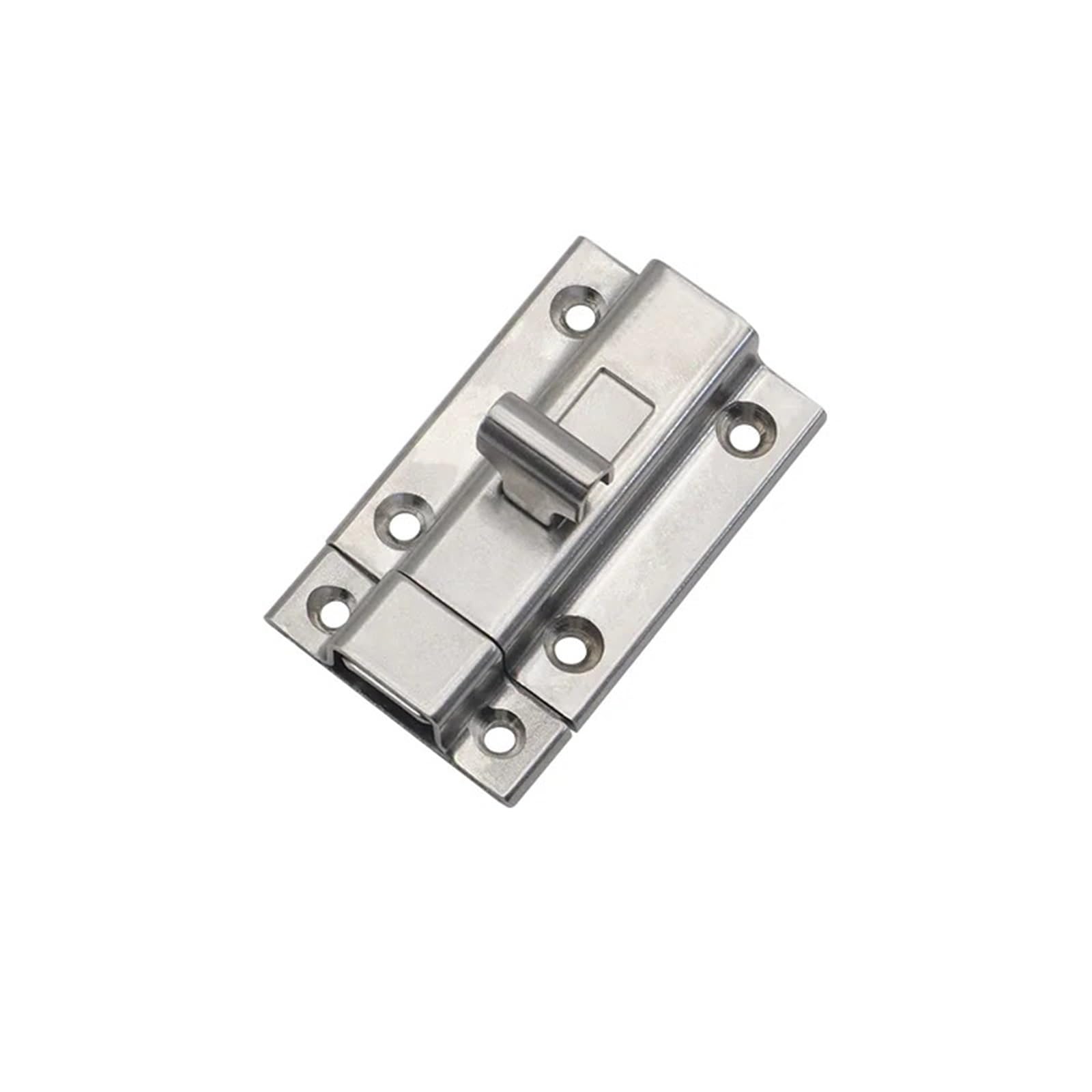 2pcs Hardware External Impact Door Lock Buckle Industrial Equipment Sliding Square Bolt for Door(50mm)