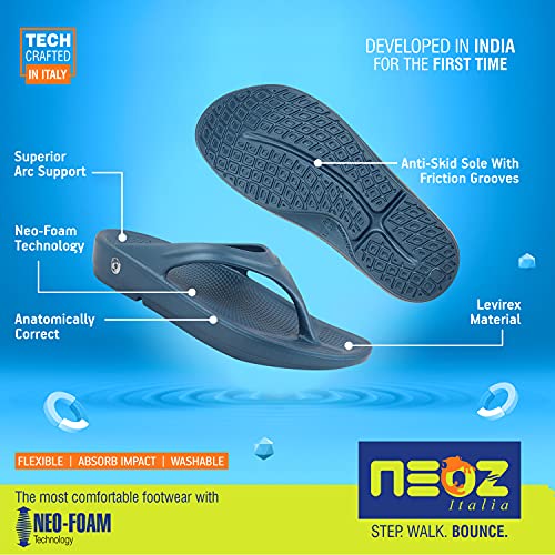 Image of NEOZ Ultra Soft Women's Slippers with Cushion FootBed for Adult | Comfortable & Light Weight| Stylish & Anti-Skid| Waterproof & Everyday Flip Flops for Ladies /Girls
