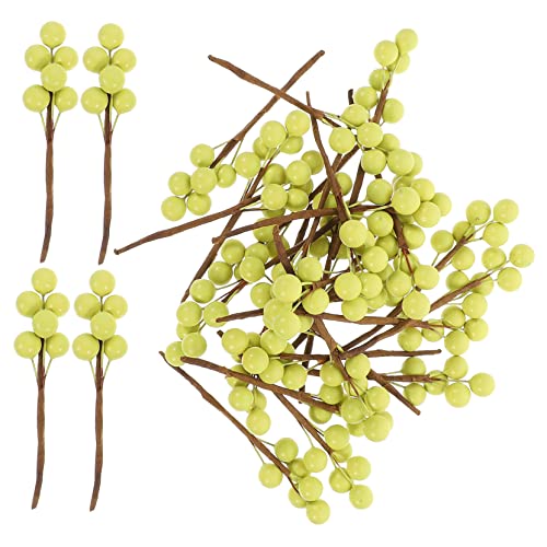 WOFASHPURET 30pcs Berries Artificial Berry Stems Fake Branches Christmas Picks Xmas Tree Decorations