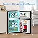 Midea WHD-113FSS1 Compact Refrigerator, 3.1 cu ft, Stainless Steel