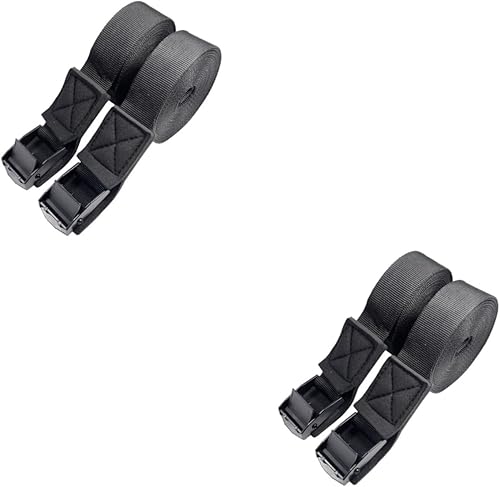 BESPORTBLE 2 pares de correas de equipaje de techo para kayak, portaequipajes, portaequipajes, portaequipajes, resistente, correas de amarre de