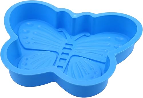 Miniatura 7 de Paquete de 2 moldes de silicona 3D para tartas de mariposa, moldes para hornear pasteles con forma de mariposa, moldes para bodas, Navidad,
