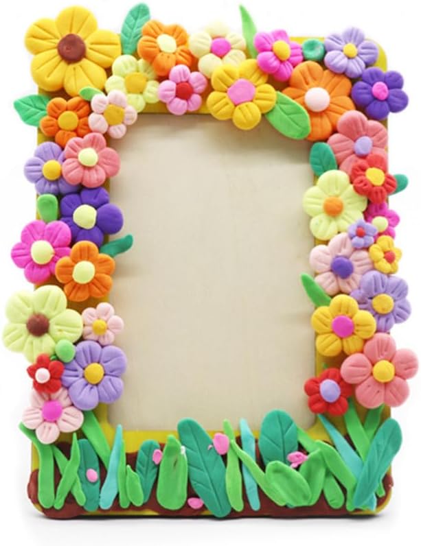 VALICLUD 4pcs Diy Wooden Photo Frames - Unpainted Wooden Photo Frames - Can Be Displayed Standing Or Hung on The Wall - Perfect for Kids' Crafts, Birthdays, And School Art Projects - 6 Inches