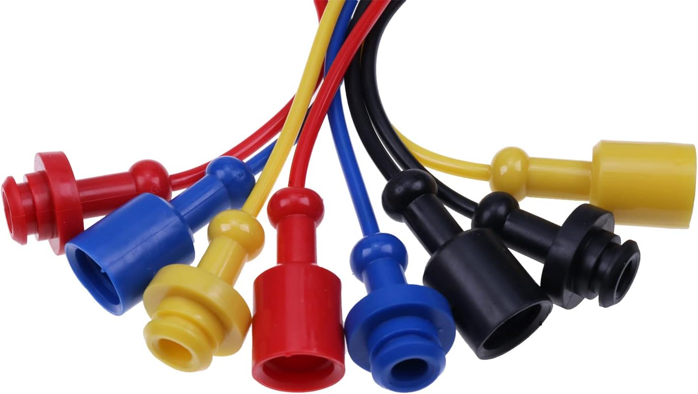 JZGRDN 1/4" Hydraulic Quick Coupler Dust Cap & Plug Set for Kubota