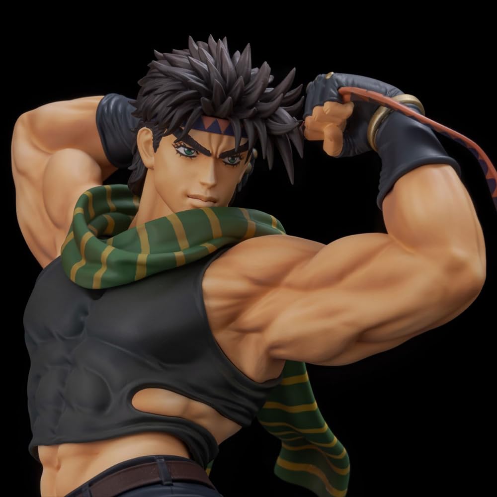 Anime Joseph Joestar Actionfigur - 30 cm Anime Figur Statue Modell, bewegliche Figuren mit Zubehör JJBA Figur Handgefertigte Sammlerstücke Geschenke
