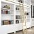 DIYHD 6.6FT Wooden Ladder Rolling Hardware Sliding Library Ladder Track Floor Rollers with Brake,Golden,No Ladder