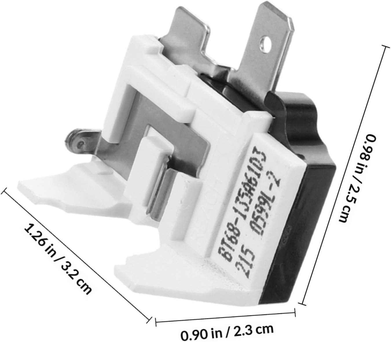 HOMSFOU Thermal Cut off for Fridge Compressor Refrigeration Parts Overload Protector for Refrigerator Freezer