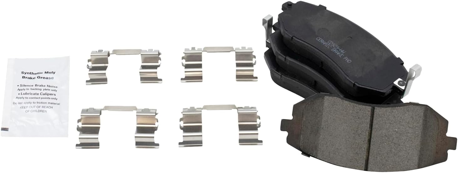 TRQ Front Brake Pads Ceramic Compatible with 2005-2006 Saab 9-2X 2003-2006 Subaru Baja 2003-2010 Forester 2002-2010 Impreza 2002-2012 Legacy Outback