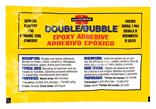 Truper Hardman Double/Bubble Epoxy Adhesive 1 pk