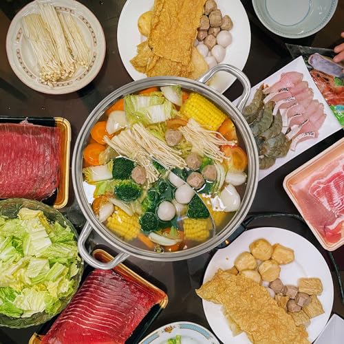 Hot Pot Wok de Acero Inoxidable 12.5" miniatura 2