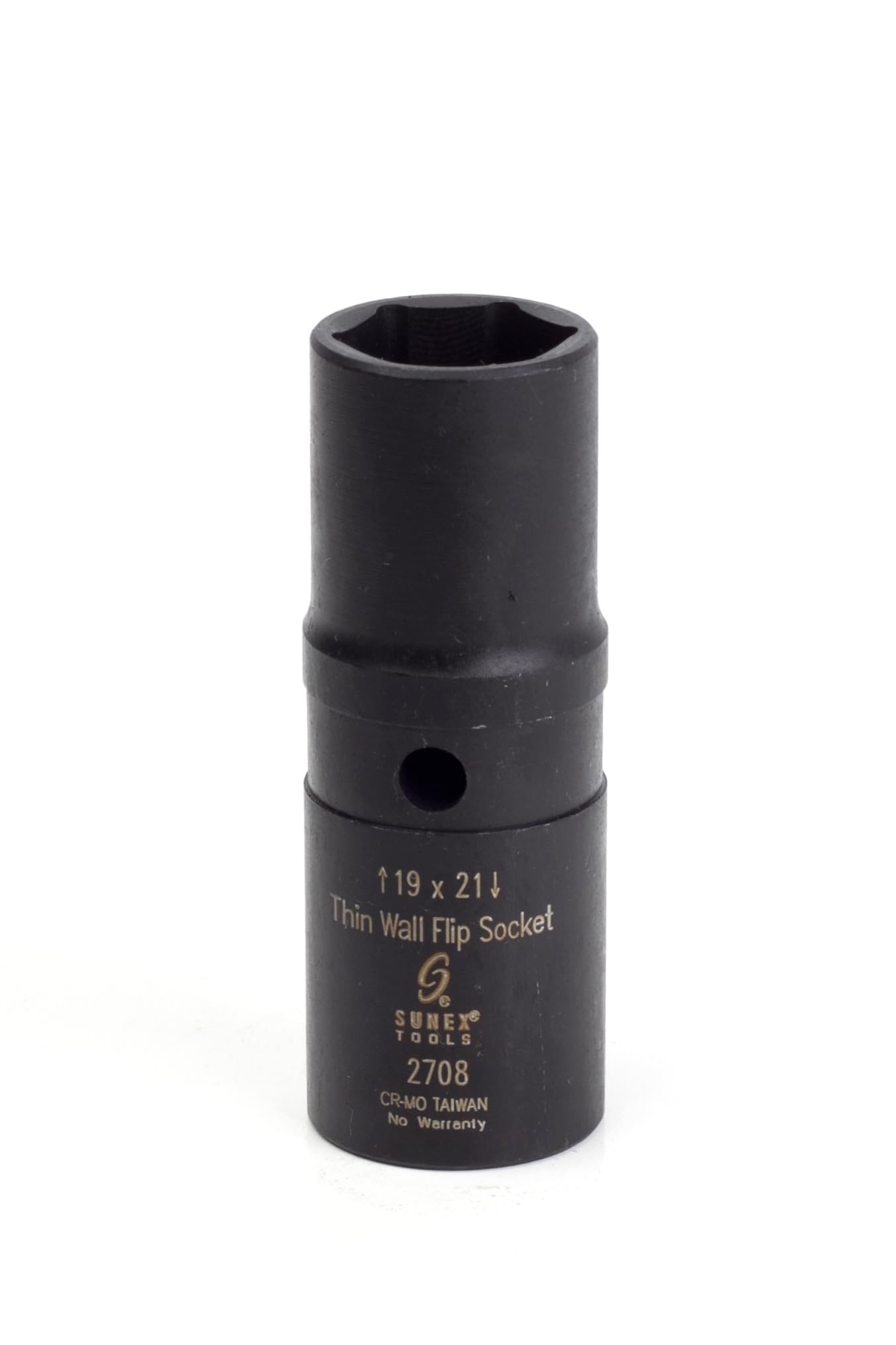 Sunex 2708 1/2-inch Drive 19-mm by 21-mm Deep Thin Wall Flip socket
