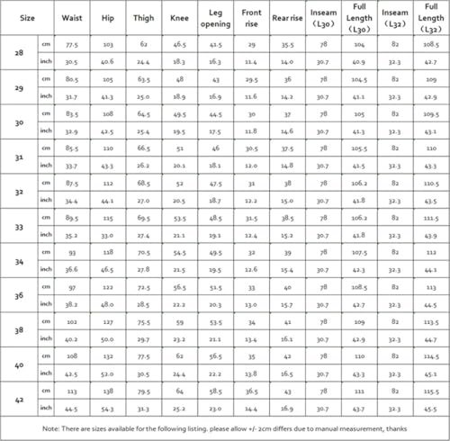 Men’S Casual Loose Fit Straight Heavyweight Selvedge Raw Cotton Full Length Jeans Button Fly High Waist Daily Wear Pants4