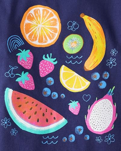 Image of The Children's Place Girls' Short Sleeve Graphic T-shirts (5-Pack)