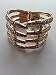 Produktbild Atemberaubende Rose Gold Farbe Kristall Claw Armreif Armband D & X London Hochzeit Races
