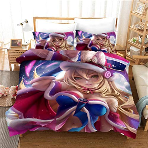 Housse de couette ne se décolore pas en coton doux anti-plis - 7