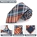 ERDOGLY Men's Plaid Ties, 3.15