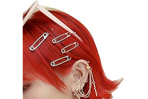 12 Pieces Mall Goth Gothic Hair Pins for Goth Women Halloween Costume Accessories