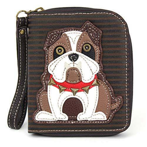 Image of CHALA Zip Around Wallet, Wristlet, 8 Credit Card Slots, Sturdy Pu Leather