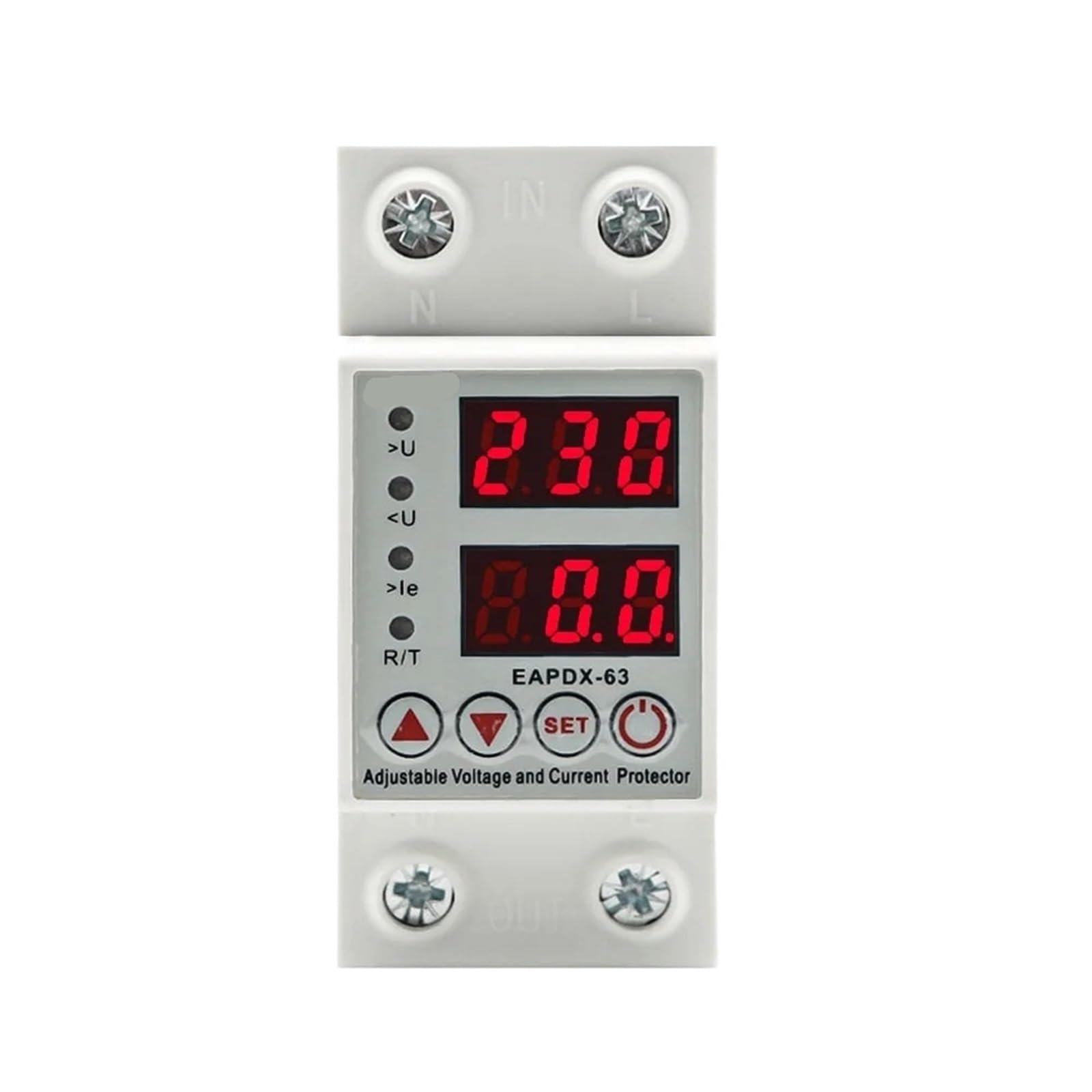 Dispositif de protection surtension et sous-tension 230V rail DIN