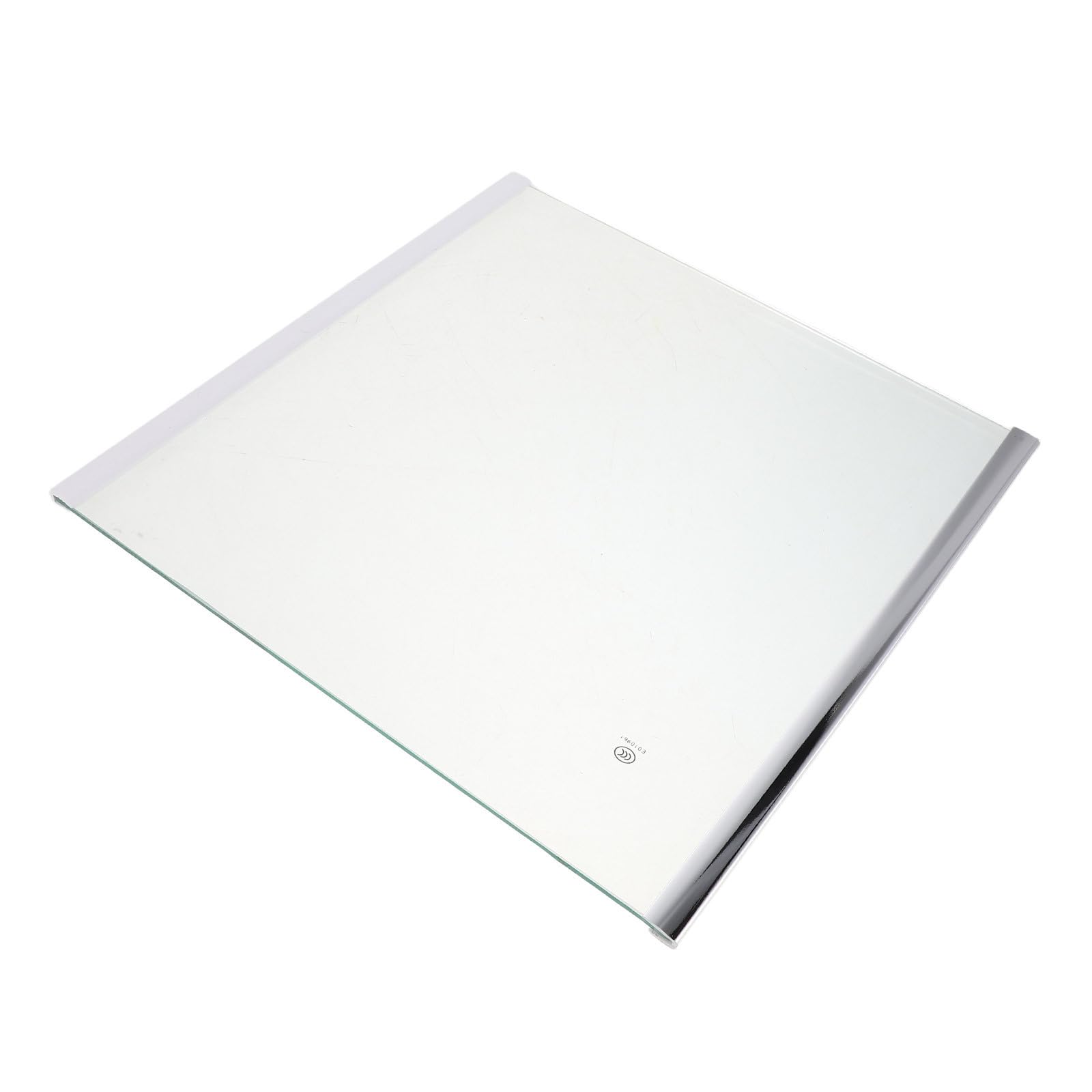 VICASKY Estante para nevera de vidrio templado con superficie fácil de limpiar y borde seguro, divisor transparente para congelador y alimentos frescos en el hogar