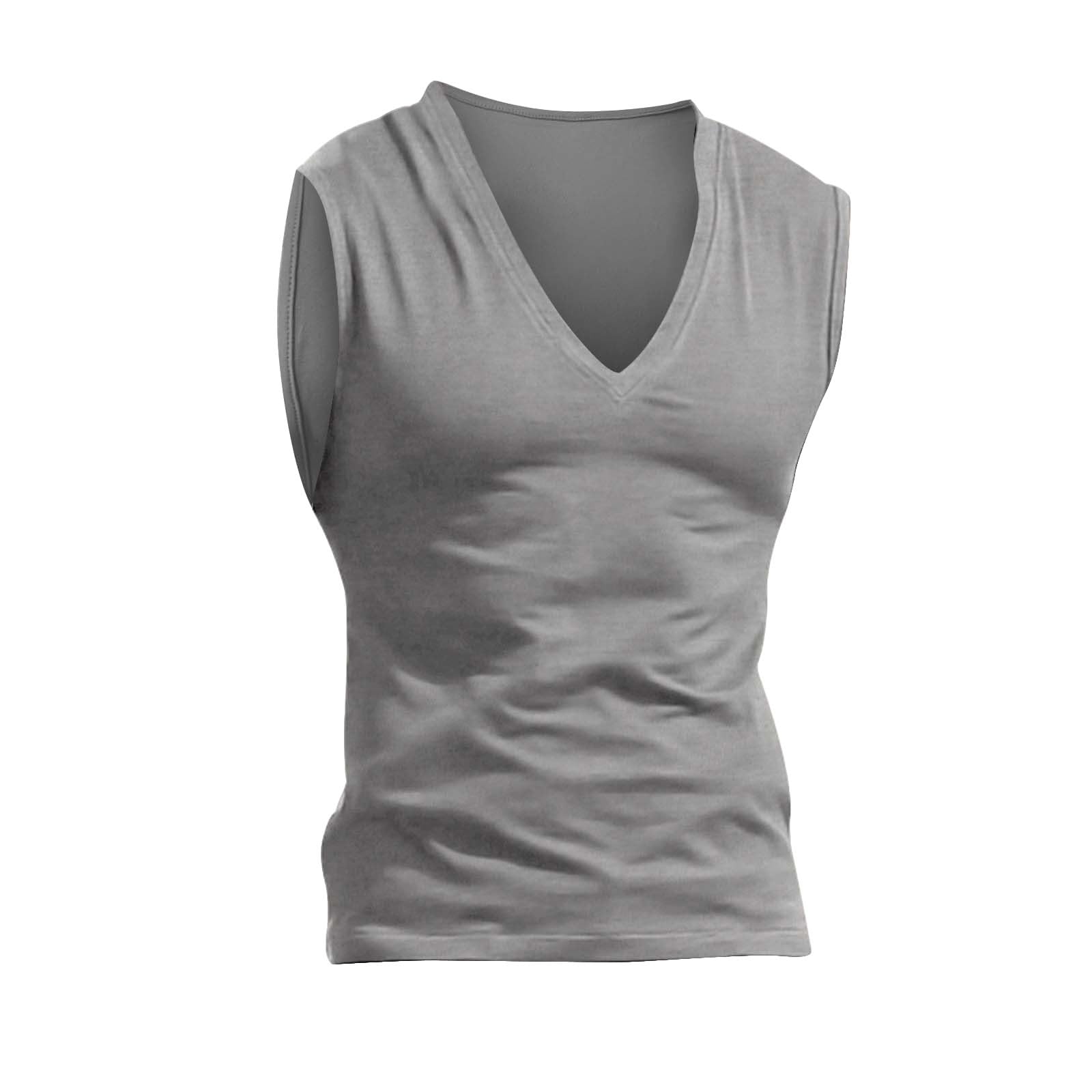 Canottiera Intima Uomo Spalla Larga Estivo,Traspirante e Morbida,Casual Canotte estive Smanicato Camicia Smanicata Uomo Sportivo