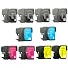 Generic 10 PK Compatible LC61 4pk LC61BK+ 2pk LC61C+2pk LC61M+2pk LC61Y Ink Cartridge Set For Brother Printers